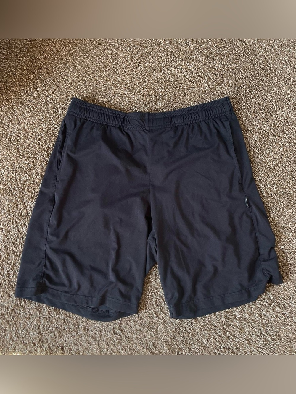 Men's Black Athletic Shorts - Comfortable Everyday Performance